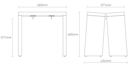Amicable Split Small Bench