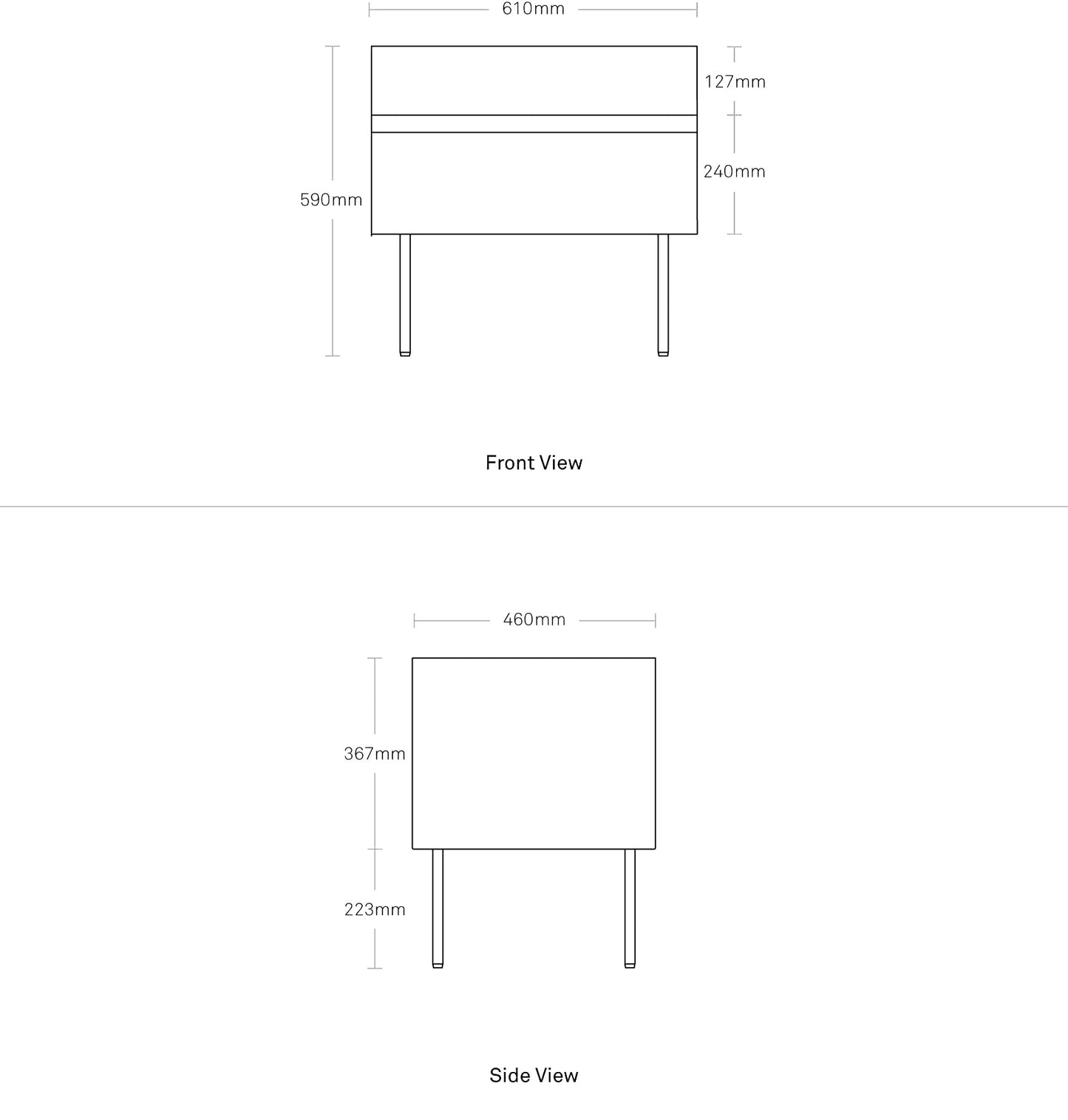 Clad Nightstand