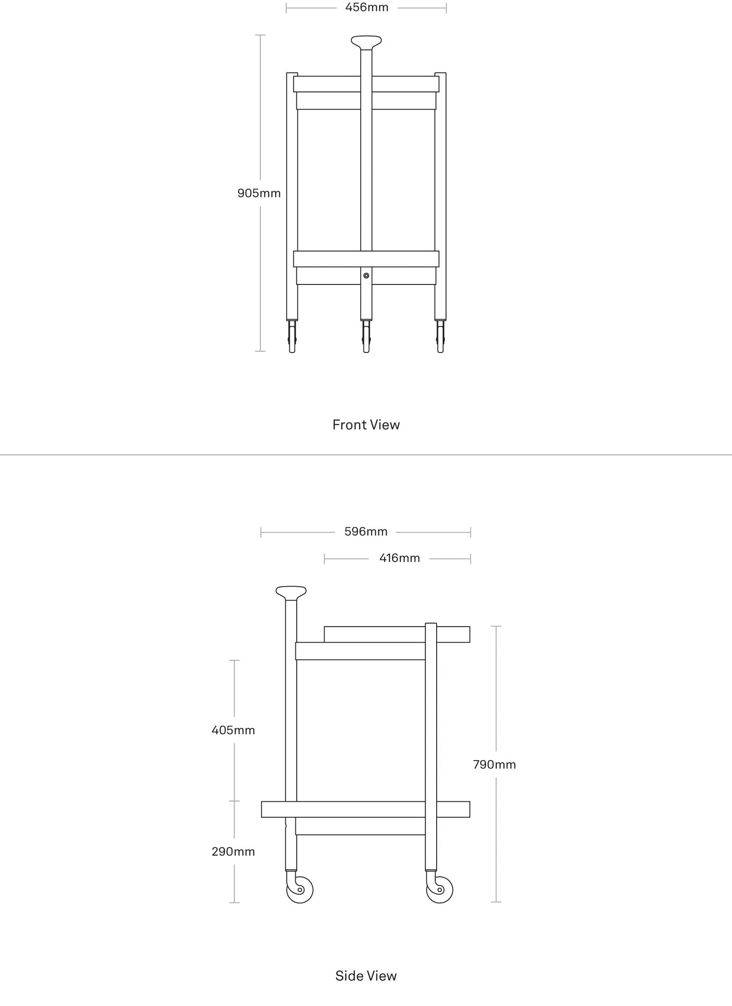 Pose Bar Cart