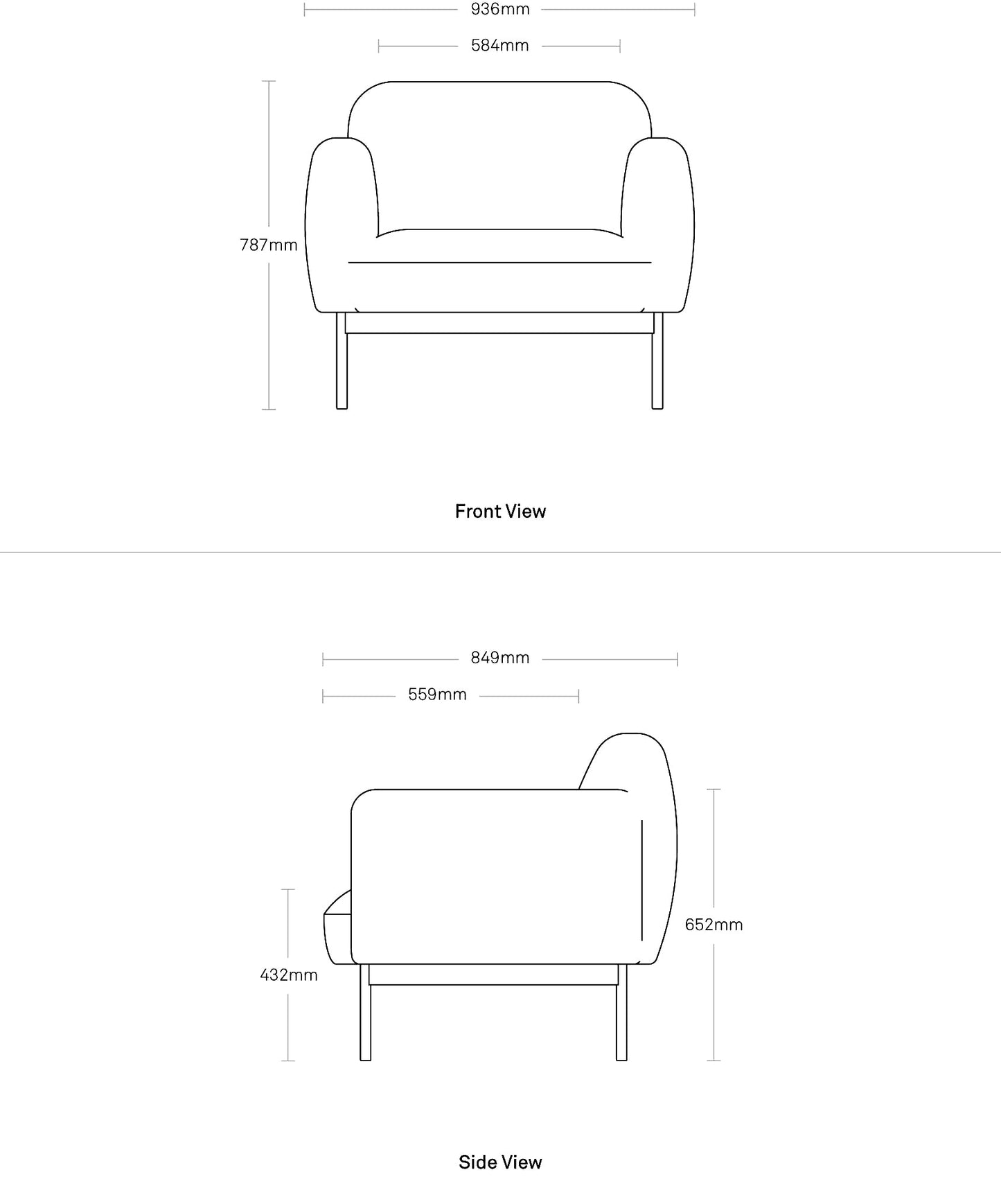 Puff Puff Lounge Chair in Maharam
