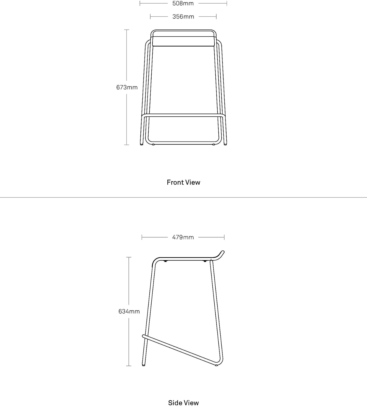 Ready Stacking Counter Stool