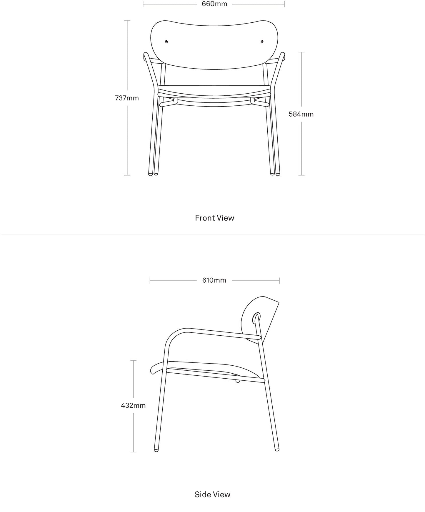 SideBySide Lounge Chair
