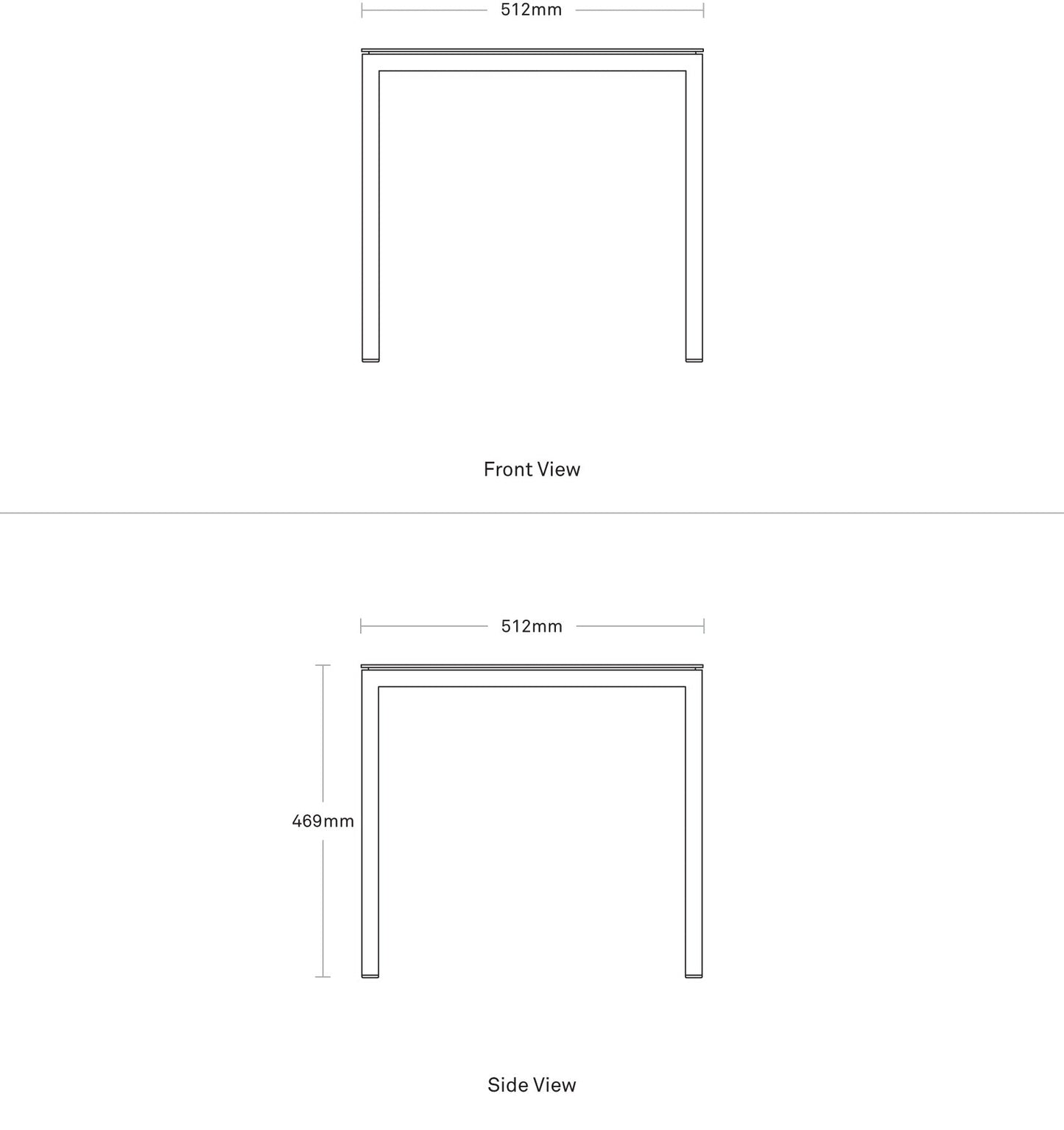 Skiff Outdoor Tall Side Table