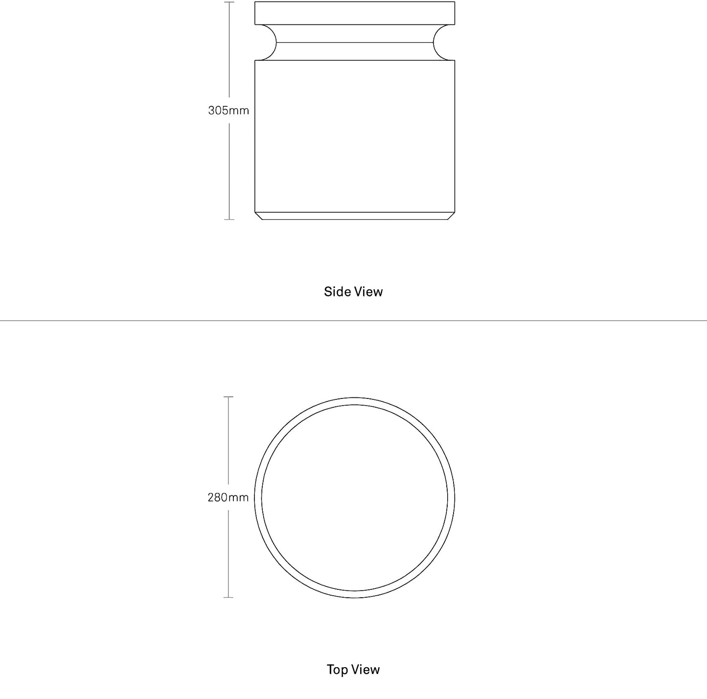 Turn Low Side Table