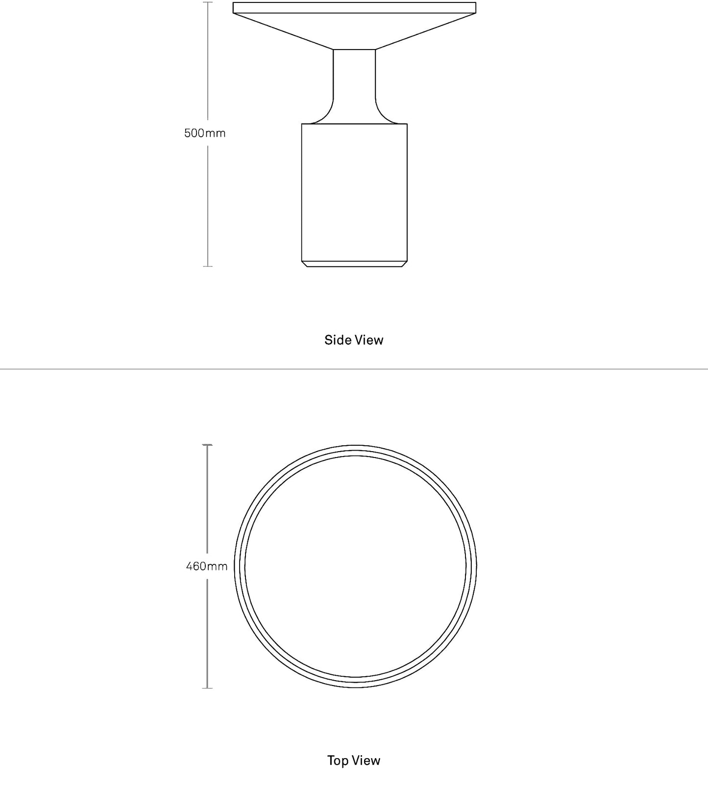 Turn Tall Side Table
