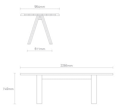 A Walk in the Park X-Large Table