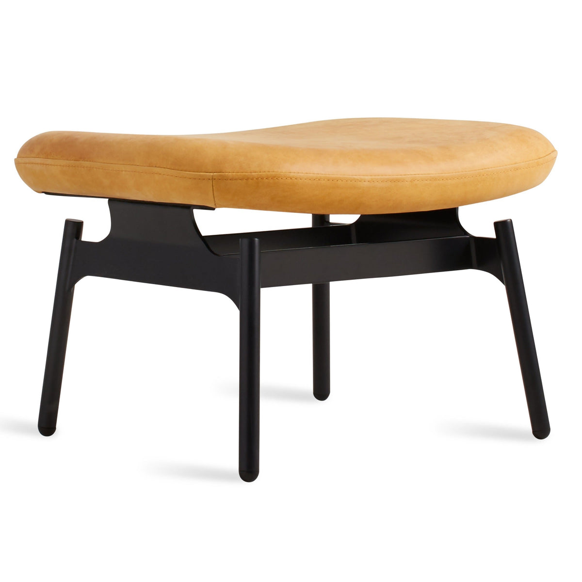 Field Leather Ottoman