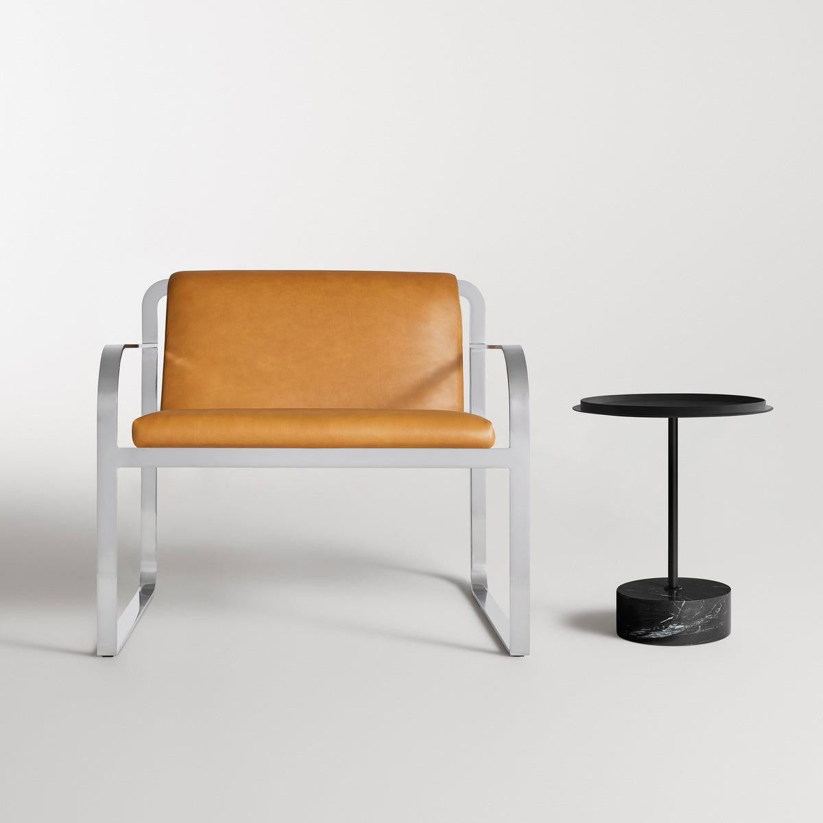 Skald Leather Lounge Chair