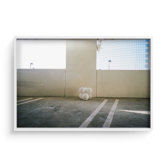 Glendale 7.14 (White Balloons) Framed Print