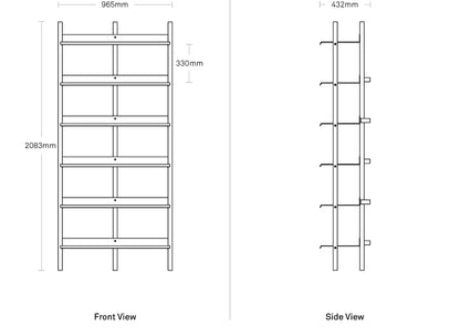 Browser Tall Bookcase