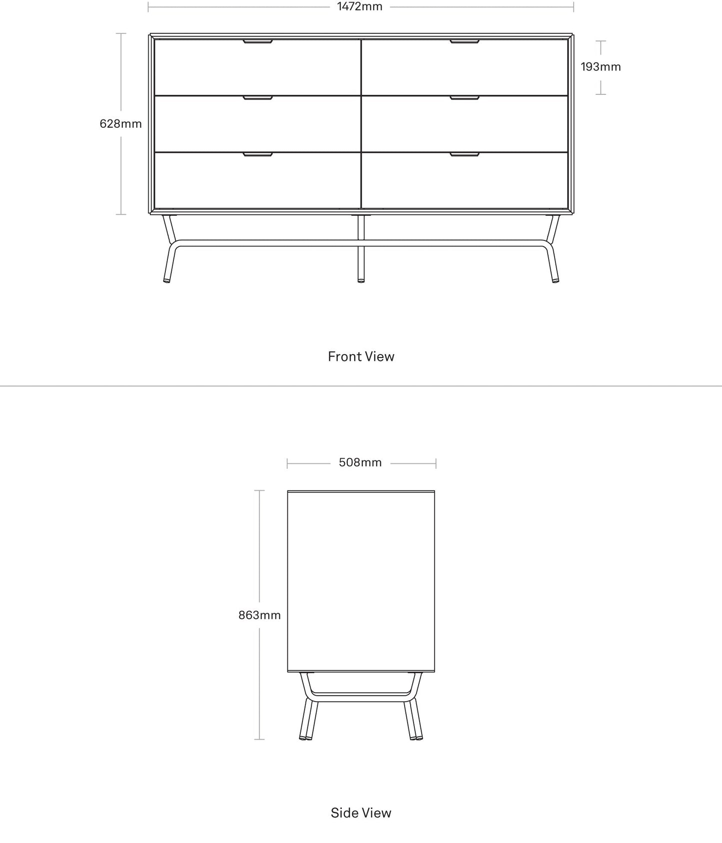 Dang 6 Drawer Dresser