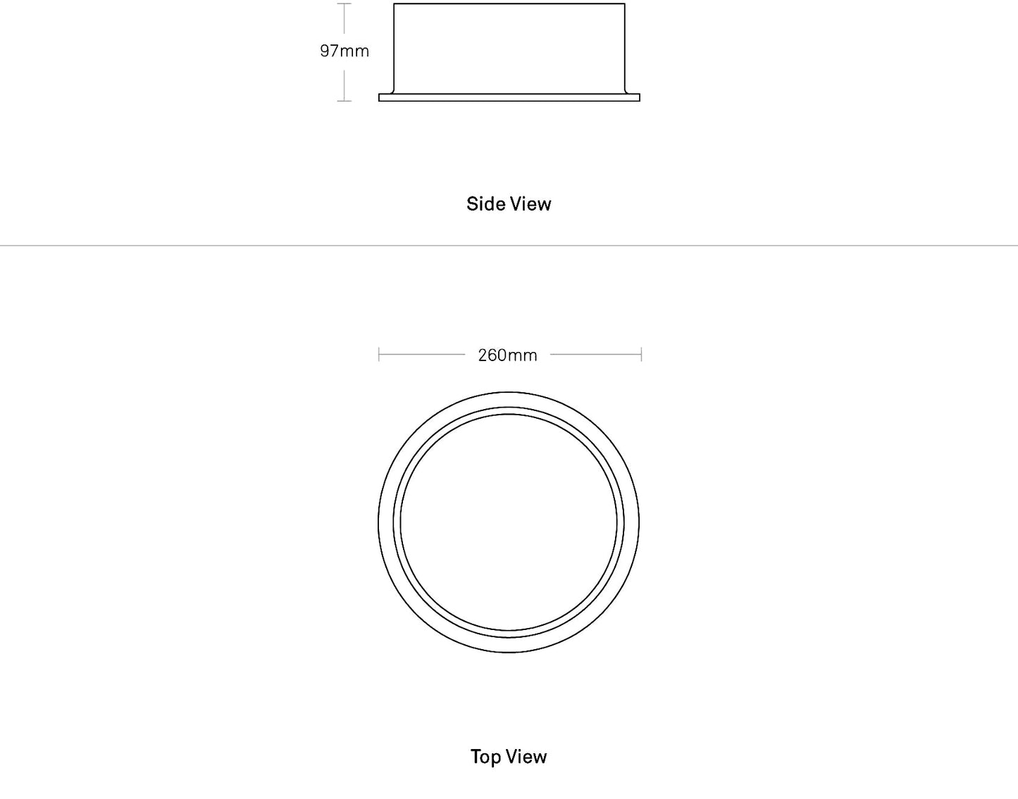Flange Small Bowl (Ex Display)