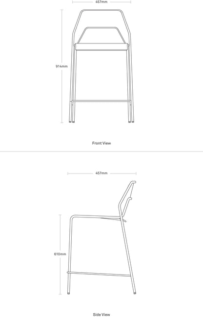 Hot Mesh Counter Stool