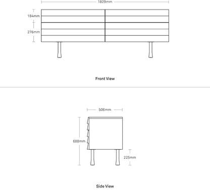 Lap 4 Drawer Dresser