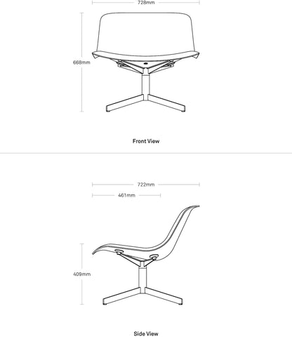 Nonesuch Timber Swivel Lounge Chair