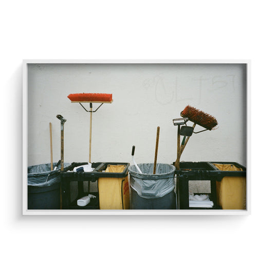 Los Angeles 12.13 (Brooms) Framed Print
