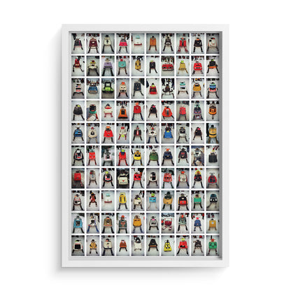 Snowmobiles Framed Print