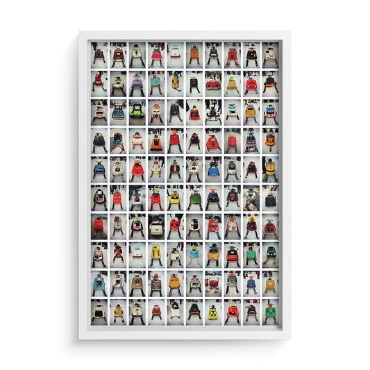 Snowmobiles Framed Print