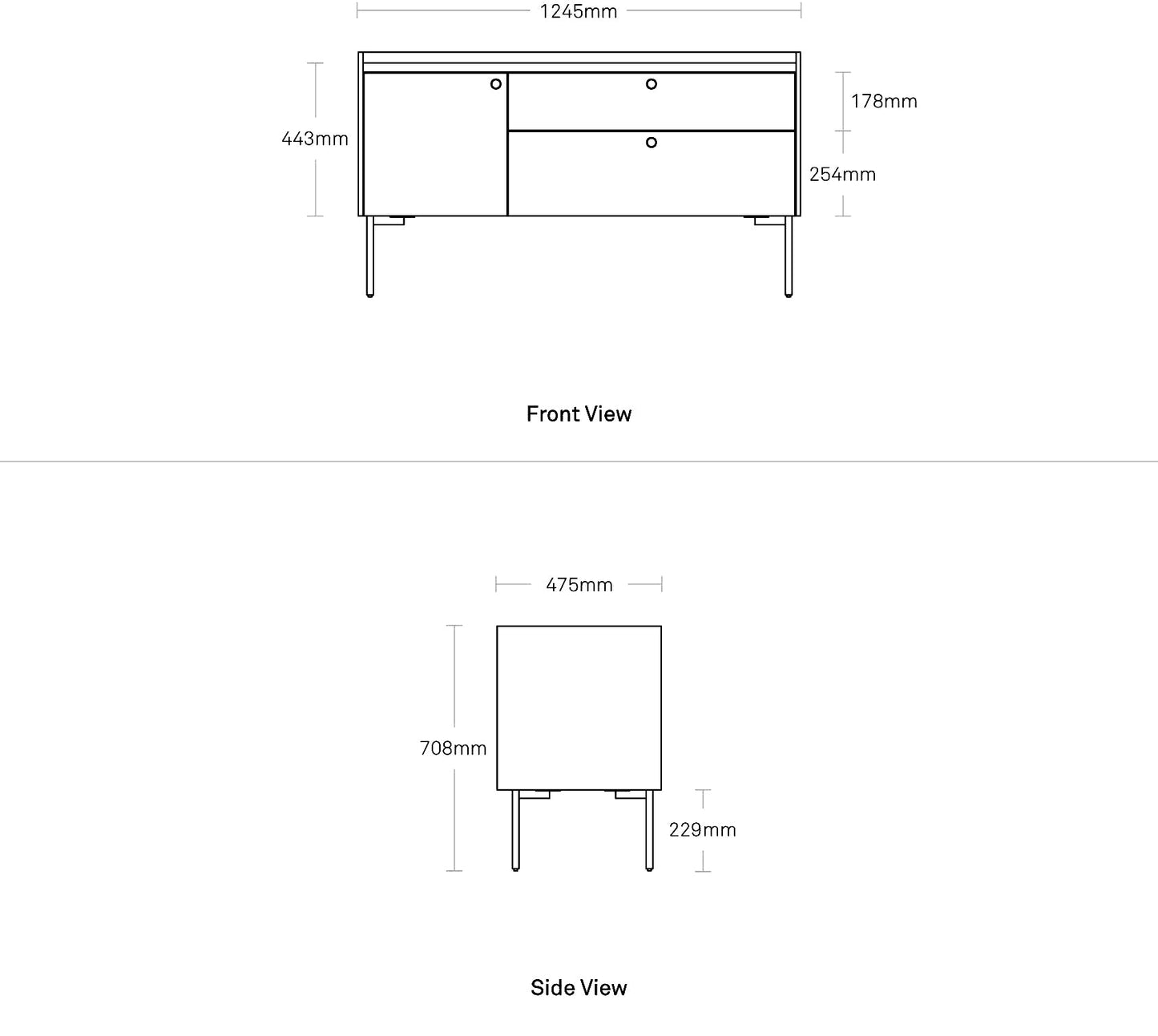 Peek Small Media Stand (Ex Display)
