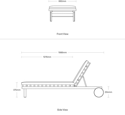 Perch Outdoor Sunlounger