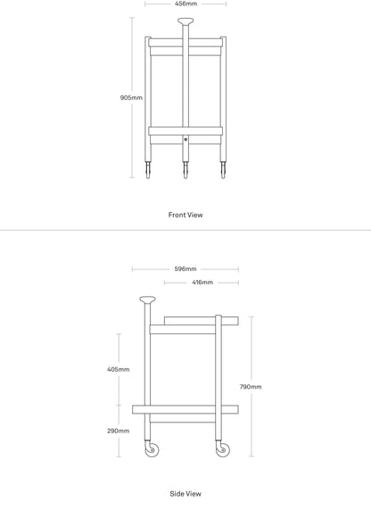 Pose Bar Cart