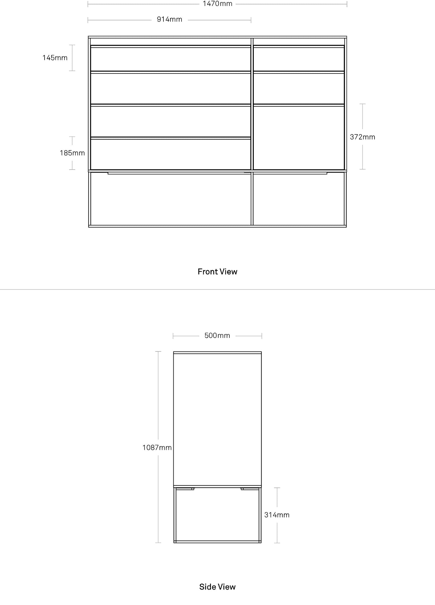 Rule Large Dresser