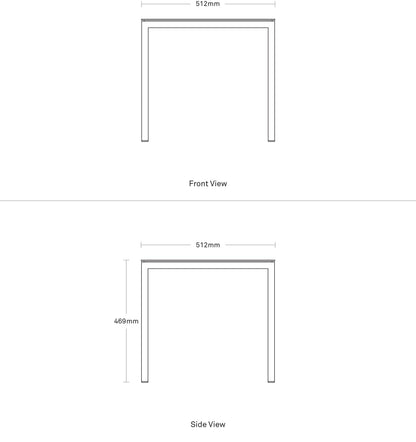 Skiff Outdoor Tall Side Table