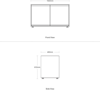 Superchoice 2 Door Credenza