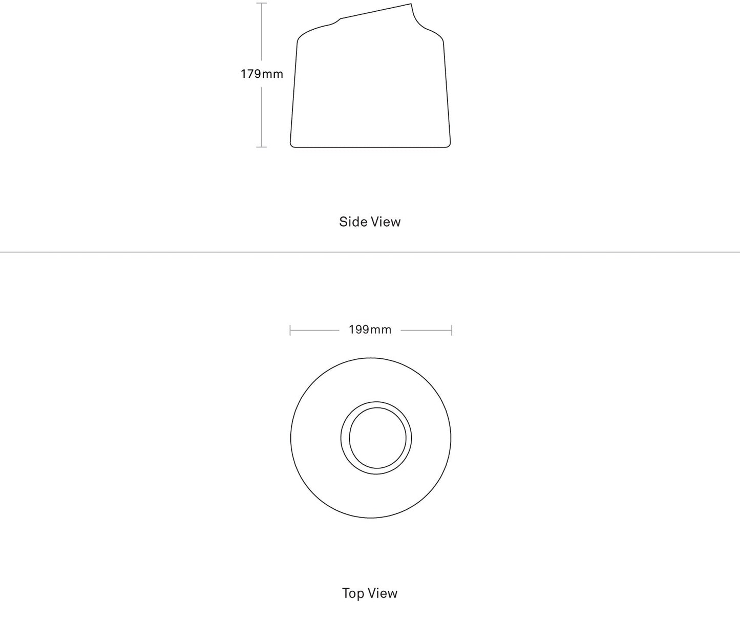 Variant Large Glass Vase - Midnight Blue