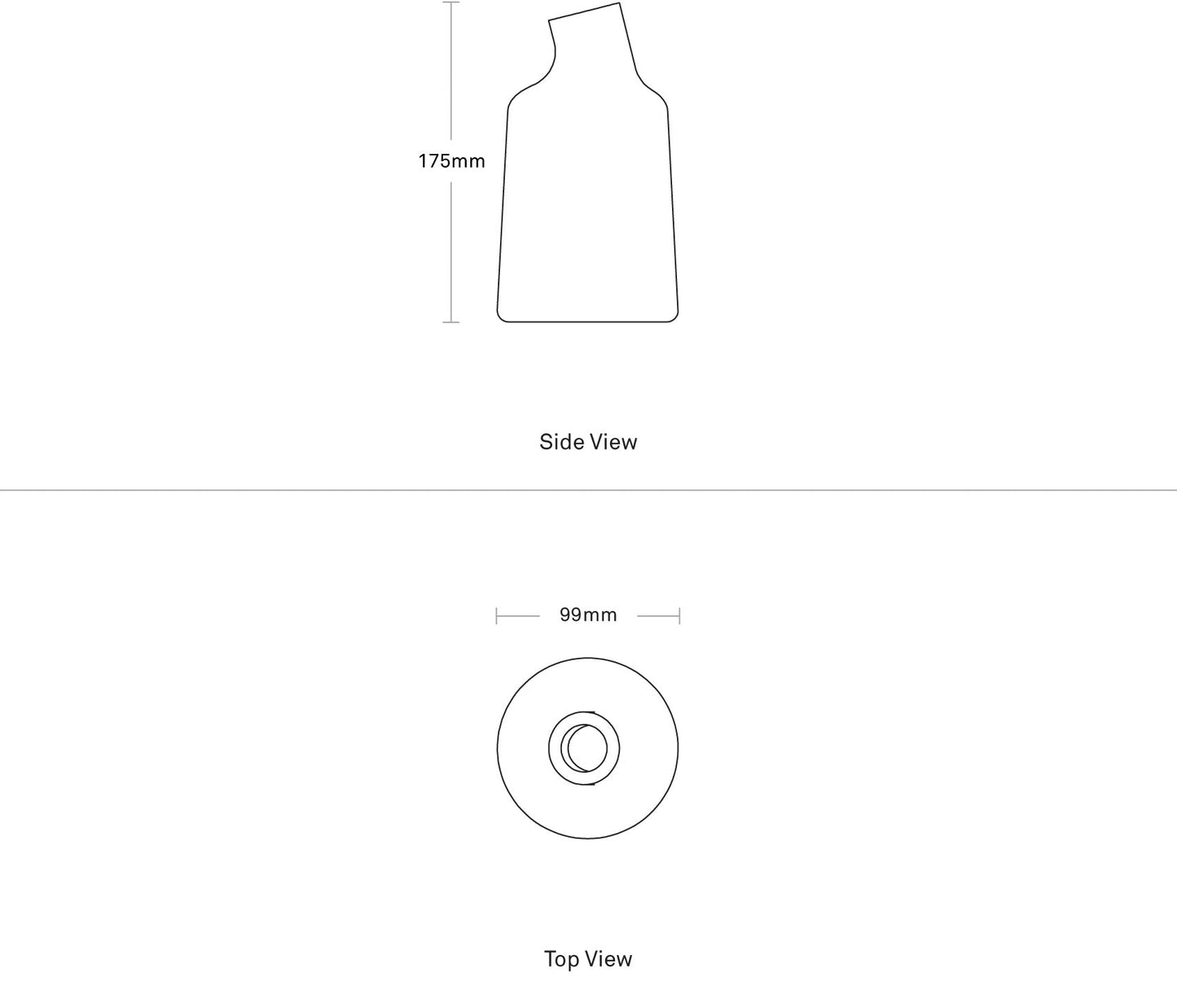 Variant Small Glass Vase - Blush