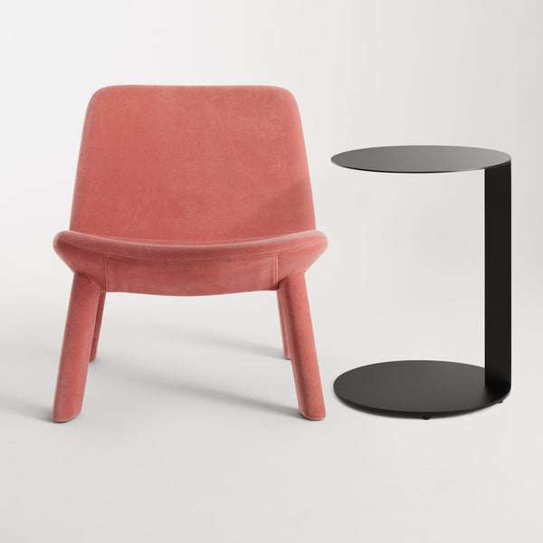 Neat Velvet Lounge Chair