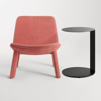 Neat Velvet Lounge Chair