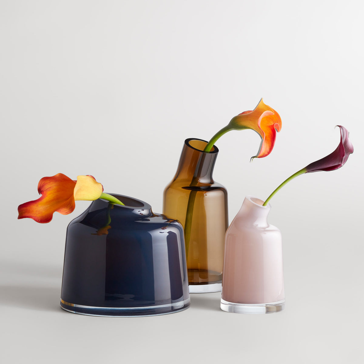 Variant Large Glass Vase - Midnight Blue